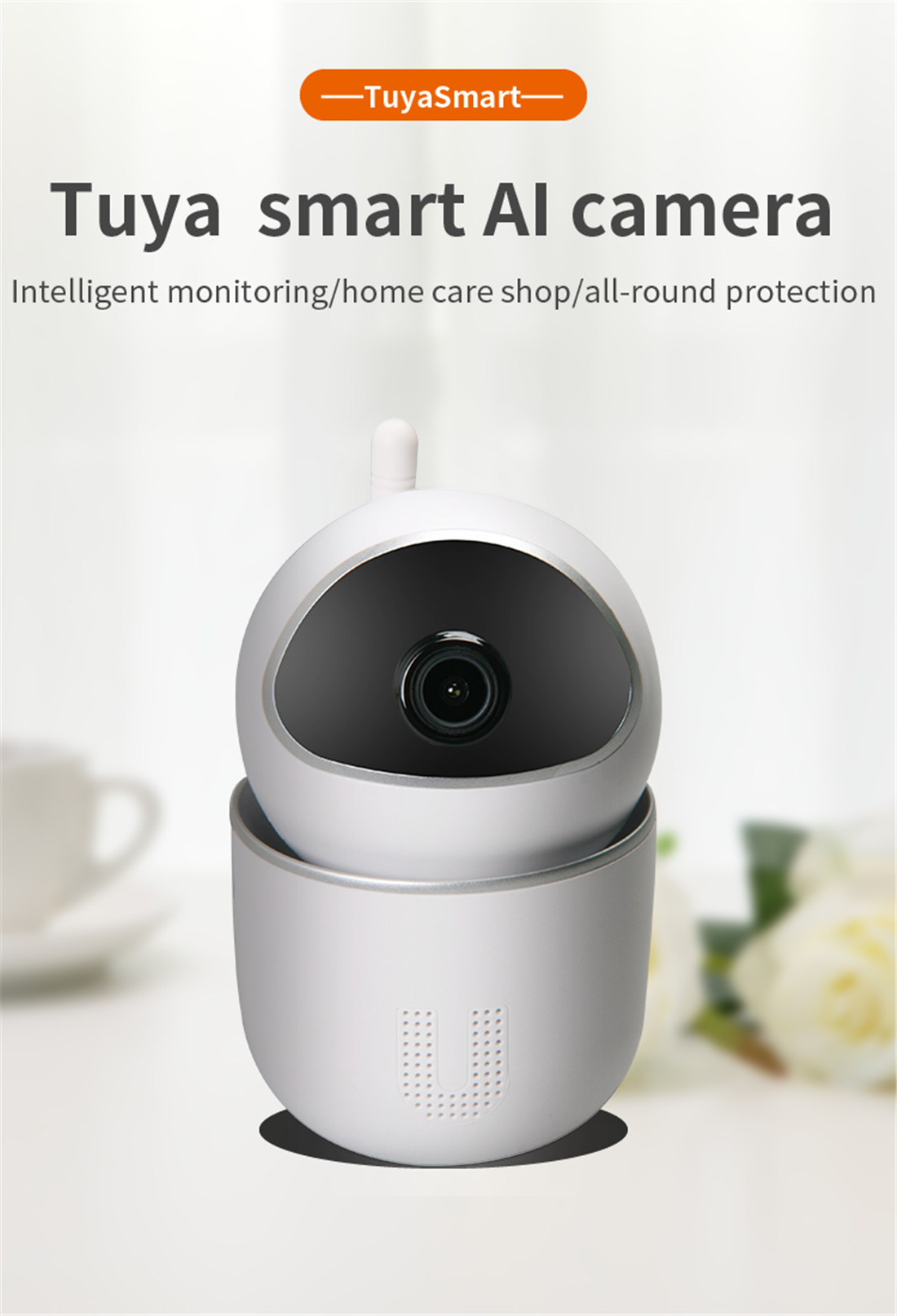 HD 3MP IP Wireless Wi-Fi Smart Camera Night Vision With Speaker Motion Baby Monitoring Home Security