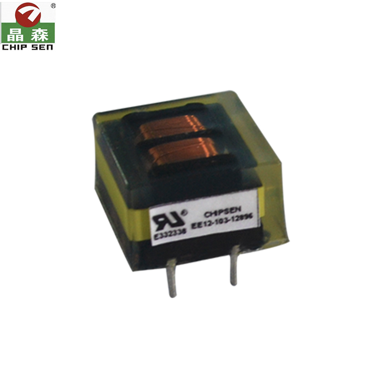 9V Output Voltage Custom Potting EE12 Energy SMPS 400W 220V 600V Ferrite Core High Frequency Step Up Electronic PCB Transformer