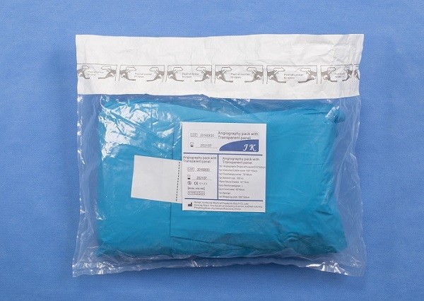 Angiography Flexible Wrapping Surgical Packs Medical Packs Consumables With Tube