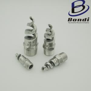 China 1/4 1/2 Stainless Steel Spiral Cone Atomization Spray Nozzle Sprinkler Heads on sale