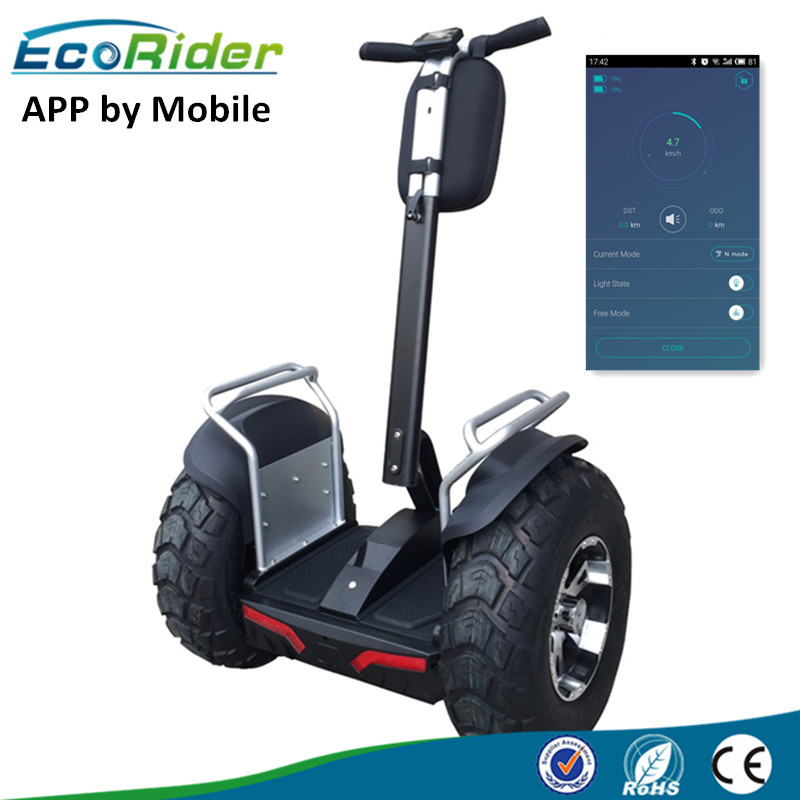 Waterproof 1266wh Two Wheel Balance Electric Scooter 4000w 20km/H