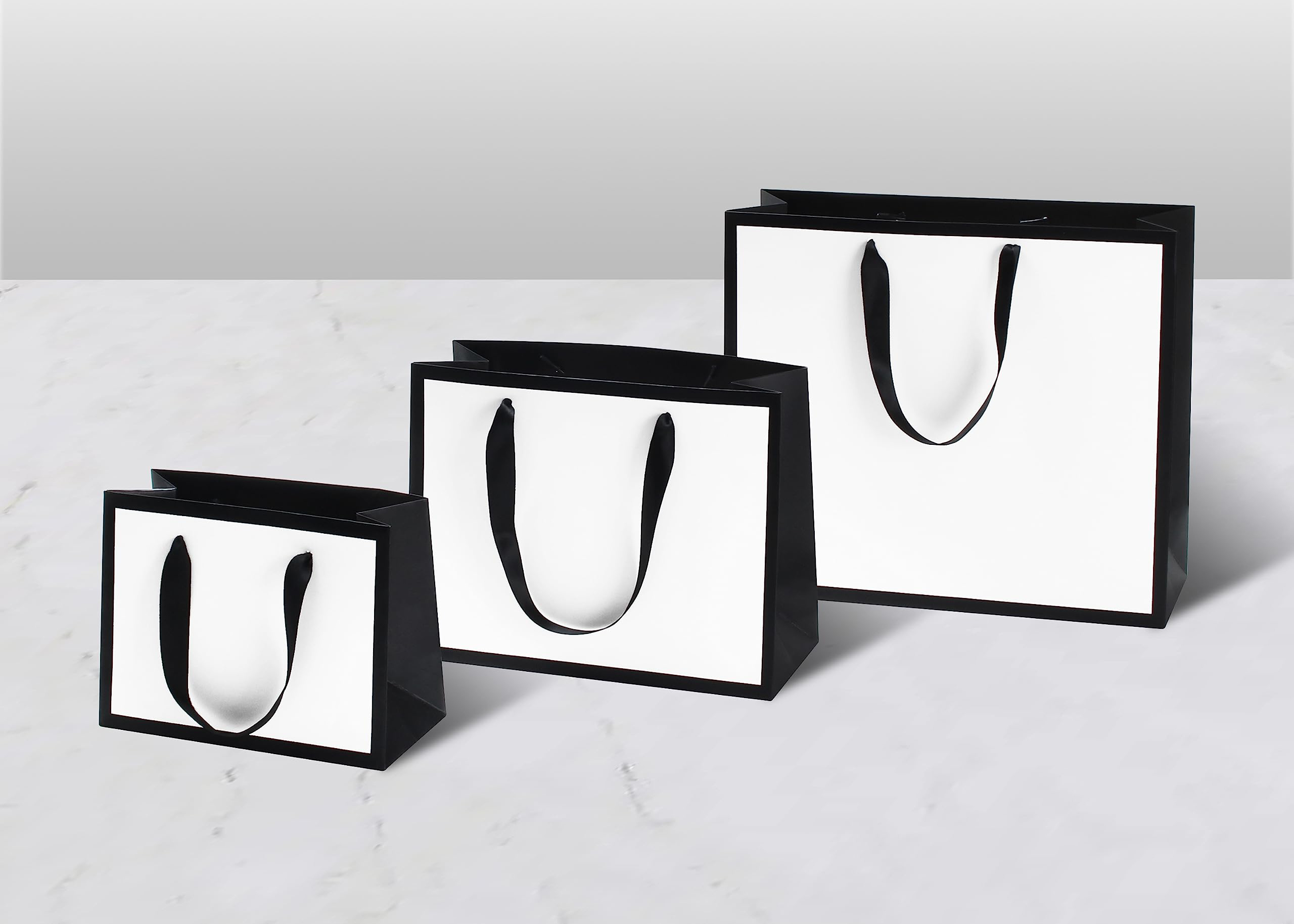 Custom Logo Popular Boutique Shopping Paper Bag in Gravure Print Design for Shoes