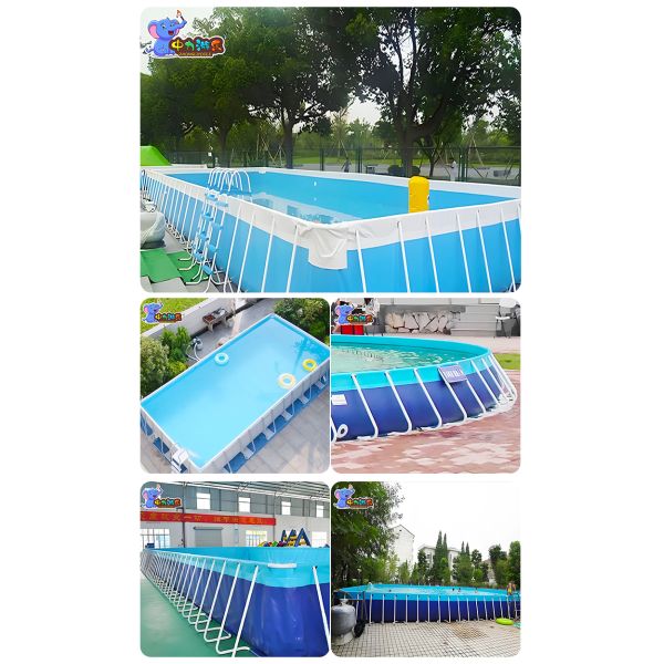 OEM Portable Steel Frame Swimming Pool For Adult Waterproof