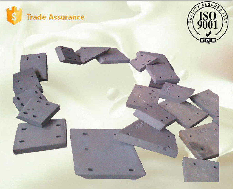 Low Carbon Chrome Molybdemun Alloy Steel Castings For Ball Mill Steel Liner