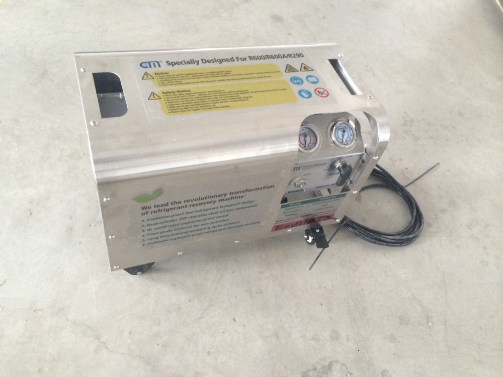 R600a Refrigerant Recovery Pump R22 Refrigerant Oil Less CMEP-OL Explosion Proof Gas Recovery Machine