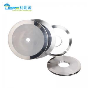 Quality Toilet Paper Tube Core Cutting ISO9001 HRC66 Round Slitter Blades for sale