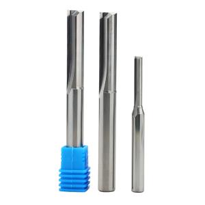 Quality 2 Edged Cutter Straight Tool End Mill Straight Router Bit 2 Flute Straight End Mill for Cnc Cutting Tool Woodworking for sale