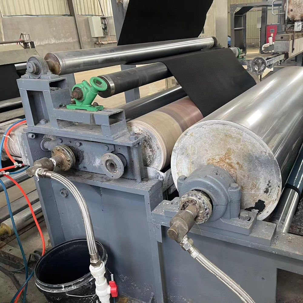 Second Hand 1.7M PP PE Tarpaulin Fabric Woven Bags Extrusion Coating Lamination Machine