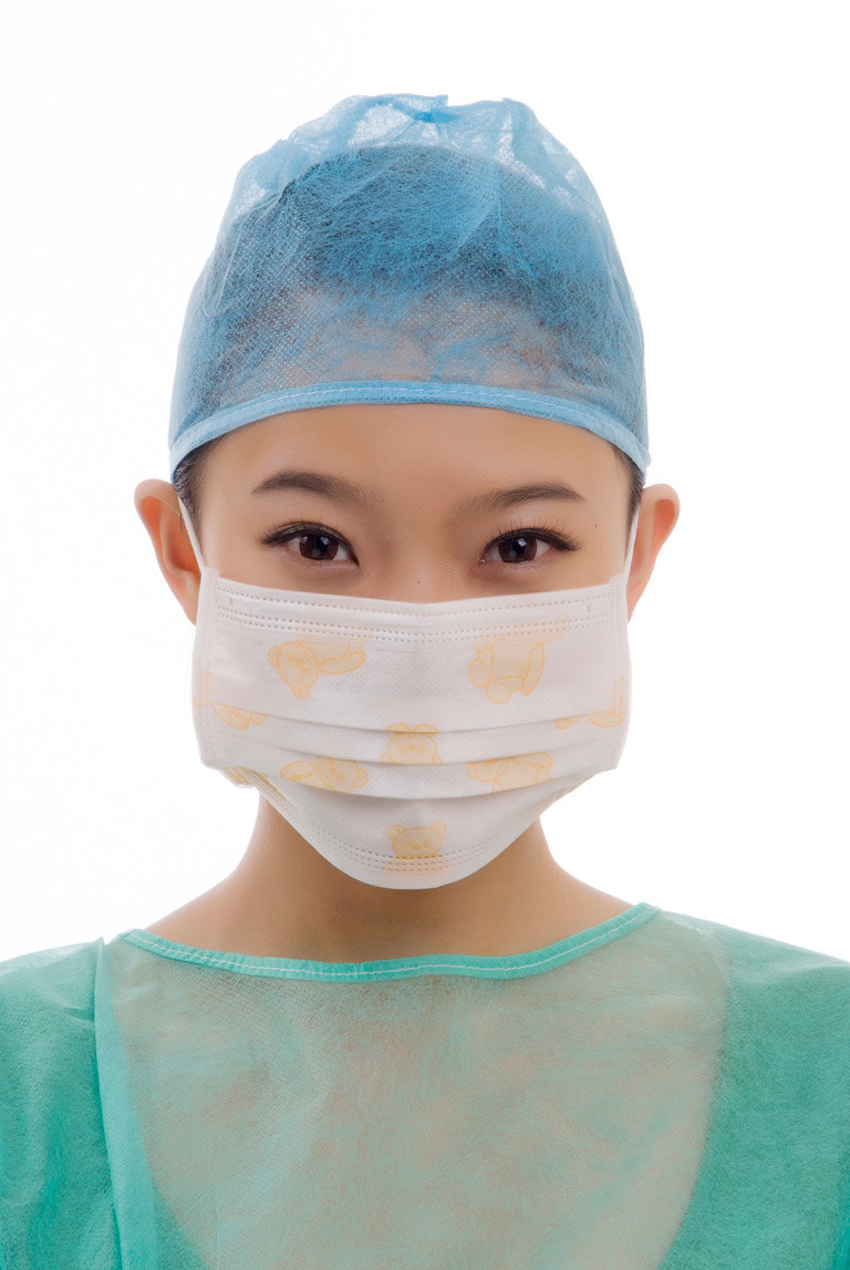 Breathable One Time Use Odorless Meltblown Nonwoven Face Mask With Earloop