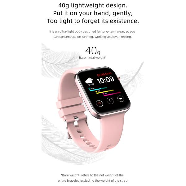 IPS Screen Bluetooth Fitness Watch Camera Control Heath Monitor GR5515