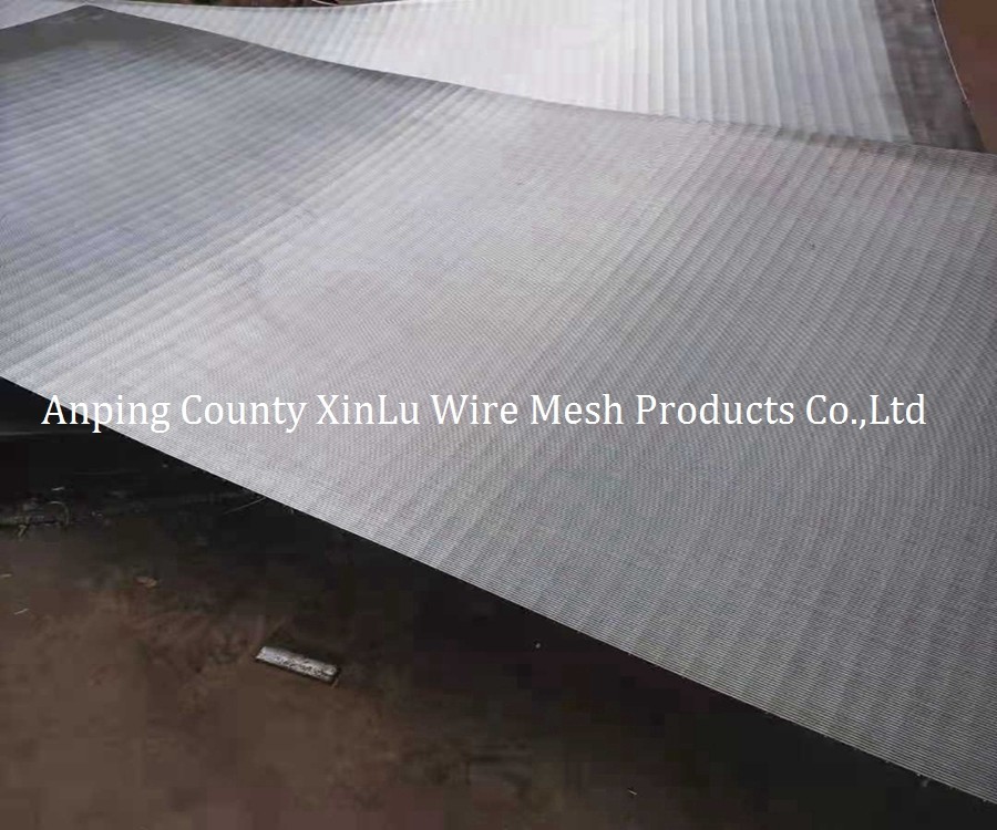Wedge Wire Wrapped Flat Panel Johnson Screen Mesh for Filtration in Petrochemical Industry