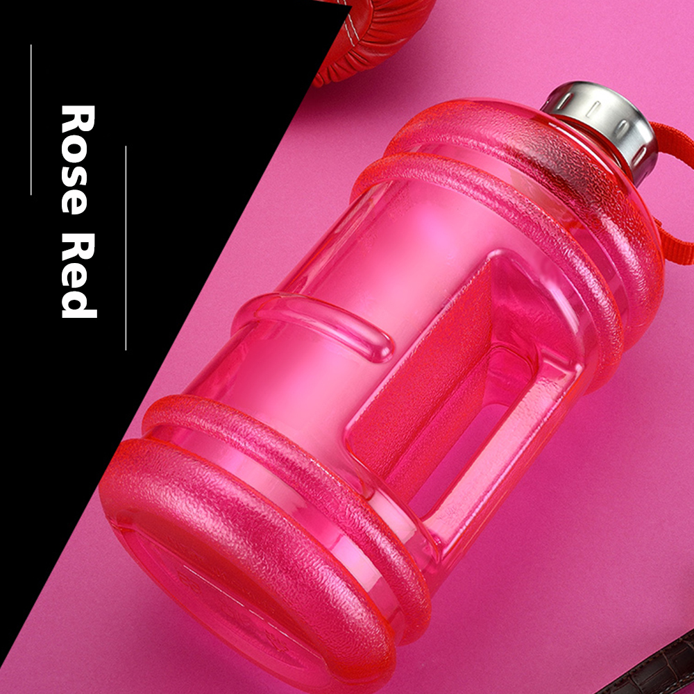 Wholesale Custom 78oz 2.2L Transparent Plastic Gym Gallon Water Bottle With PETG Tritan Free in Bright Color