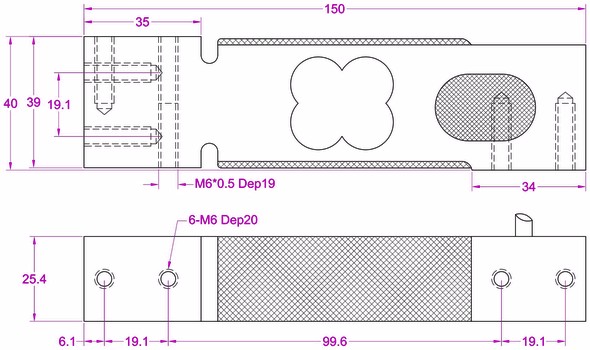 strain gauge load cell sensor