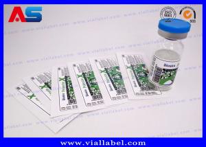 Quality CMYK White Pearl Film 10ml Vial Label For Injection Bottles for sale