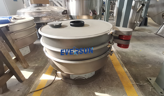 High Capacity Stainless Steel Screener Vibratory Sieving Machine For Fine Particles