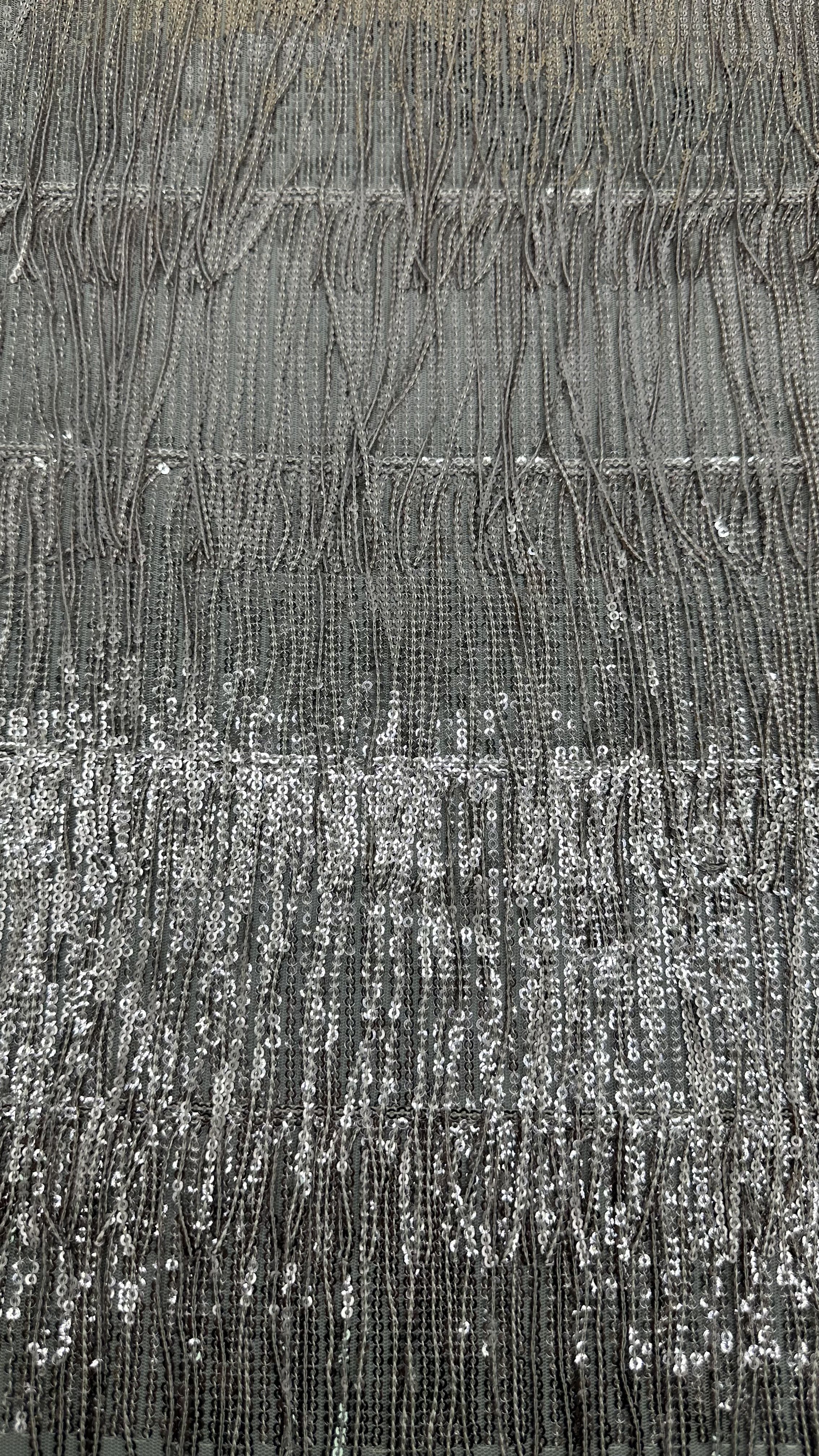 Fringe Sequin Fabric Elegant and Shinning For Girls And Handmade Accessories