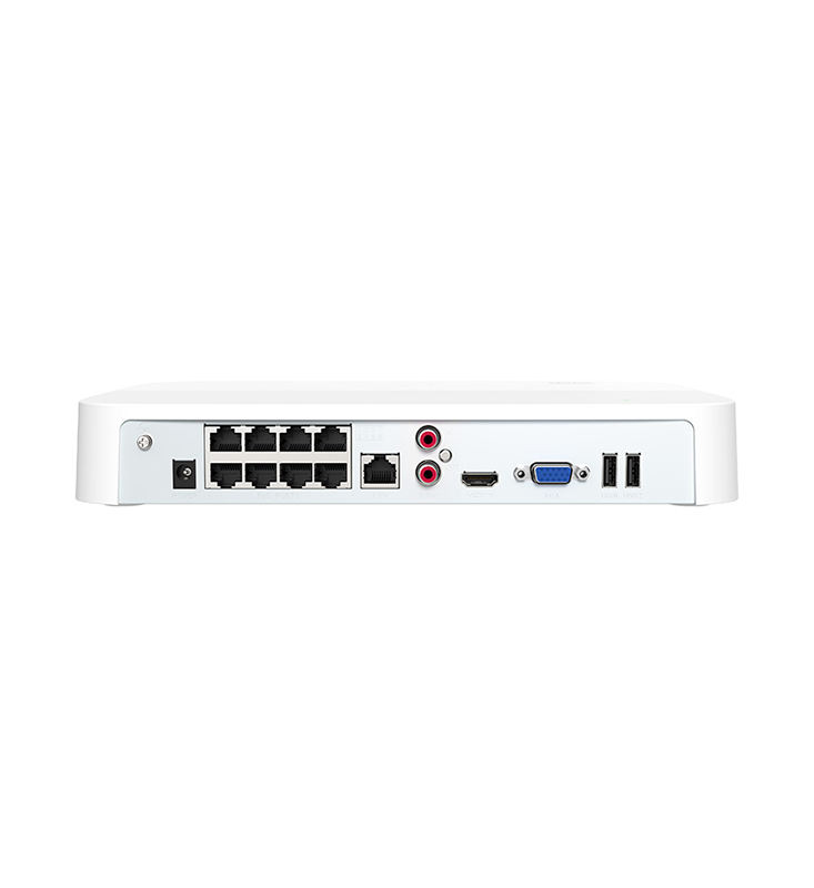 16 Channel PoE HD Network Video Recorder 4K UHD 250m Long-Distance H.265 Compression App at 10/100Mbps Transmission Rate