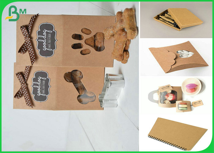 FSC Certificates 250gsm - 400gsm 70*100cm Brown Kraft Board For Making Boxes