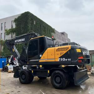 Quality Fuel Efficient Used Wheel Excavator Large Hyundai 210 Digger for sale