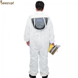 Quality Beekeeping Protective Clothing Three Layer Ventilated clothes Suit with Good Quality Veil for sale