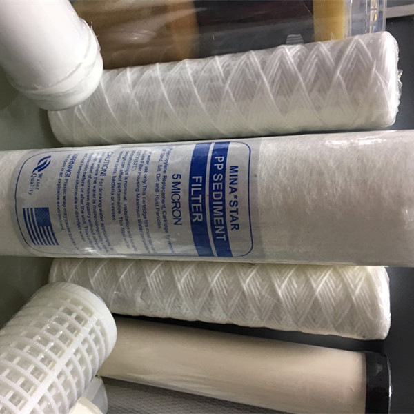 White PP Water Filter Replacement Cartridge For Water Filter System / PP Sediment Filter For RO System
