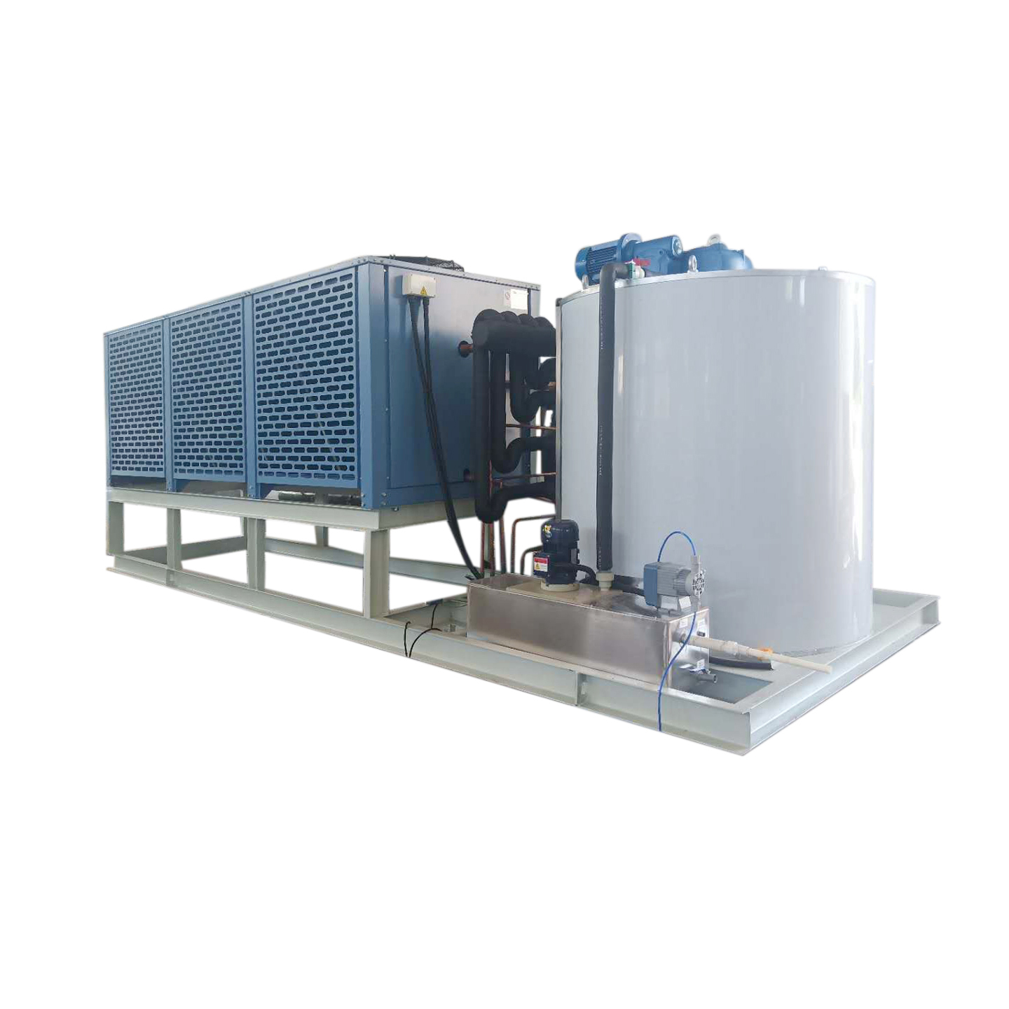 Full Automatic 25T/H Freshwater Flake Ice Machine 380V