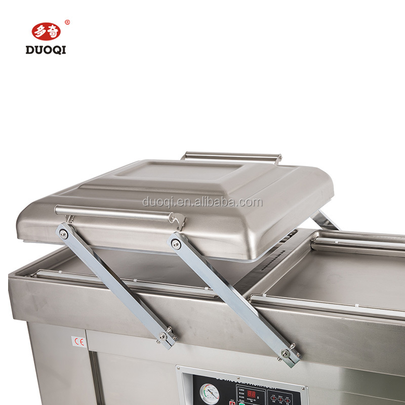 Customized DUOQI DZ Q -600/2SB Double Chamber Vacuum Packer with Four Sealing Bars