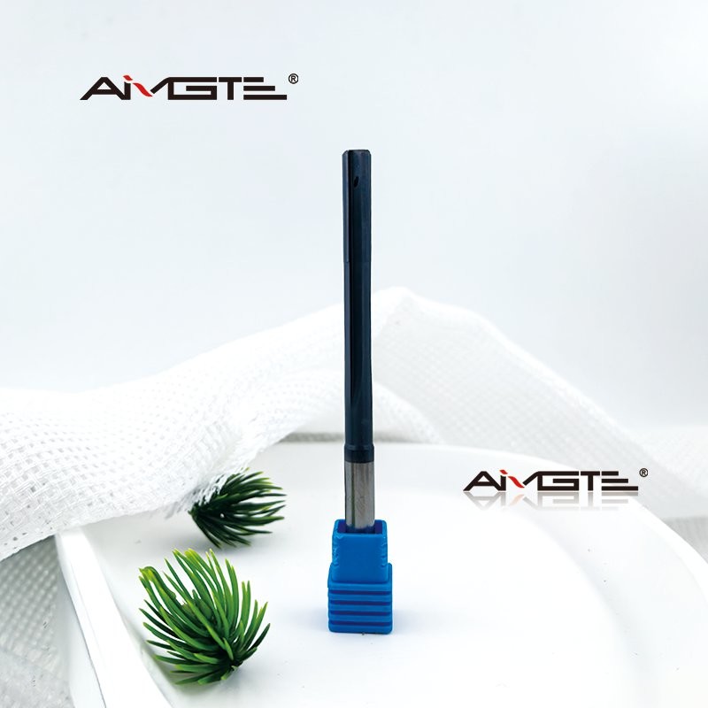 4 Flute Coolant Through Step Drill for 304 316L Steel AlTiN Coated Carbide Reamer with Internal Cooling Channels
