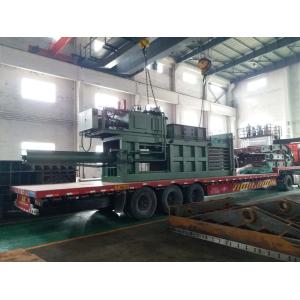 Semi Automatic Plastic Waste Paper Baling Machine With Manual Strapping