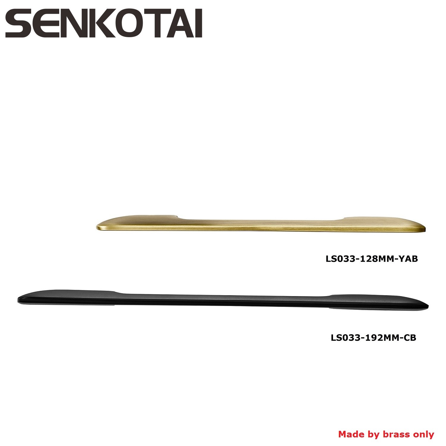 Modern Cabinet handle brushed bronze for wardrobe furniture handle