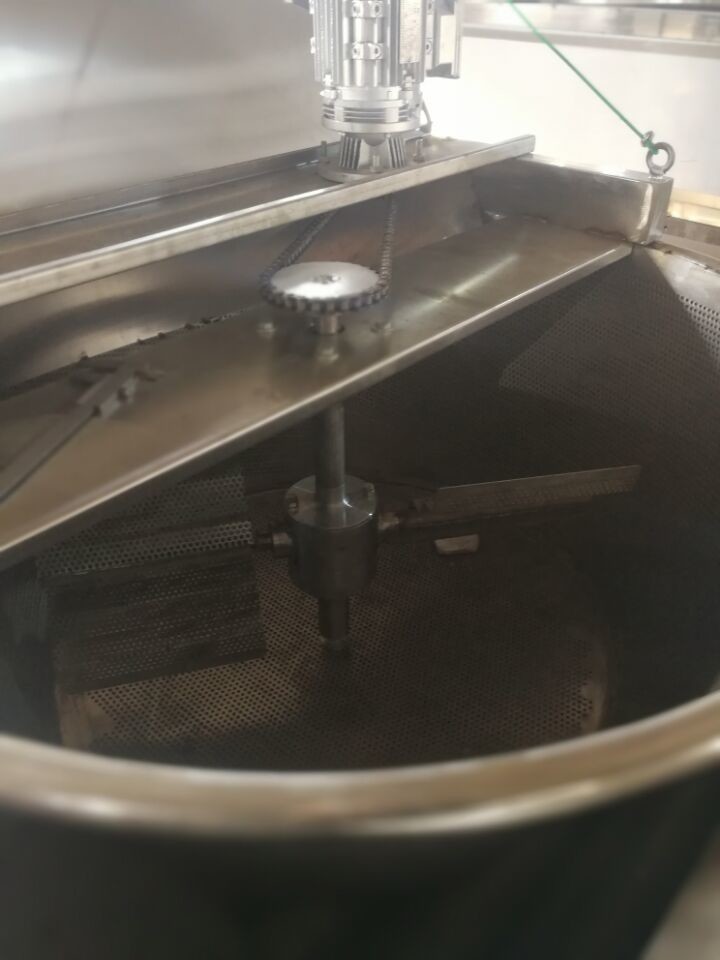 automatic electric heating stainless steel nuts fryer machine