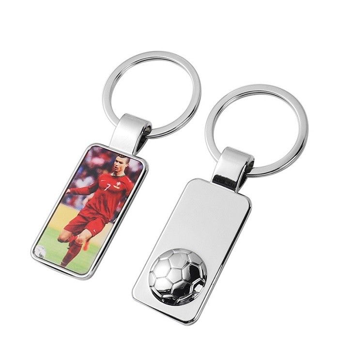 DIY Handmade Souvenirs Sublimation Keyring For Football World Cup