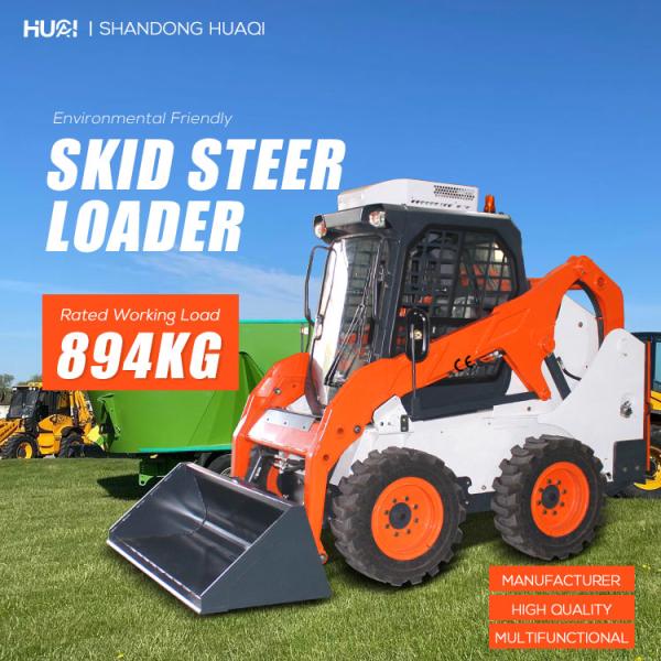 Made in China Skid Steer Loaders Briggs & Stratton Engine 1400kg 1500KG 1700kg Skid Steer Loader With EPA