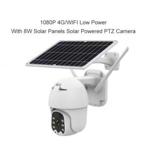Quality Glomarket Solar PTZ Camera Wifi Built-In Speaker 2MP Life Low Power Smart Battery Wireless Camera System For Home for sale