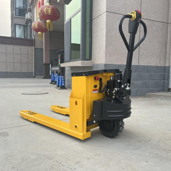 Precision Control Electric Pallet Truck Streamlined Structure In Tight Spaces Limited Environments
