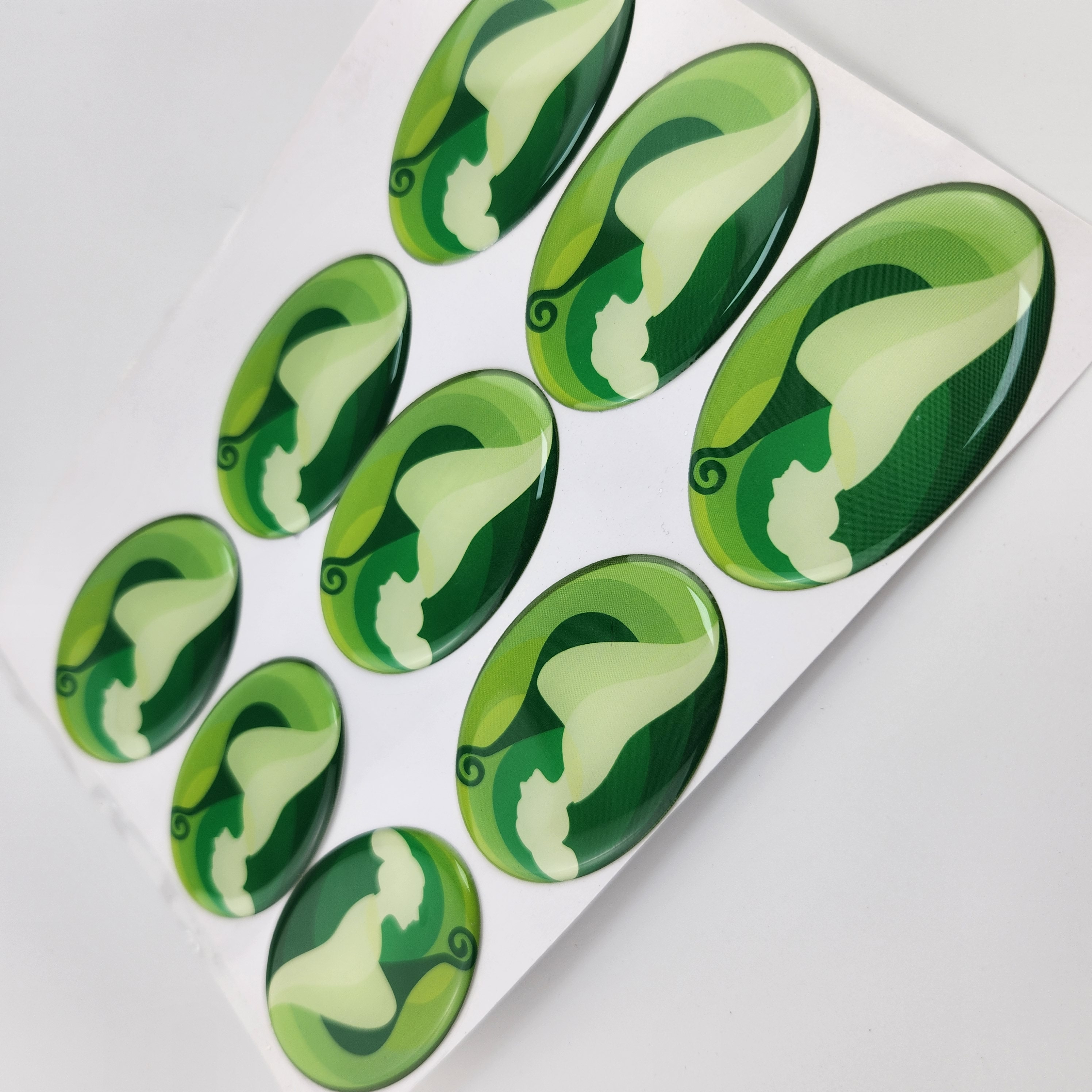 Clear Logo Adhesive Packaging Resin Epoxy Stickers Custom Cheap Vinyl Stickers