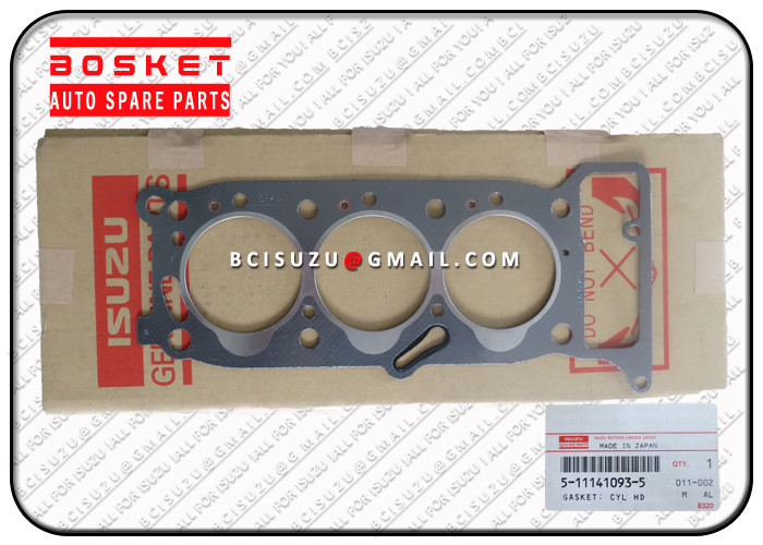 5-11141093-5 3KR1 Steel Isuzu Cylinder Gasket Set OEM 5111410935