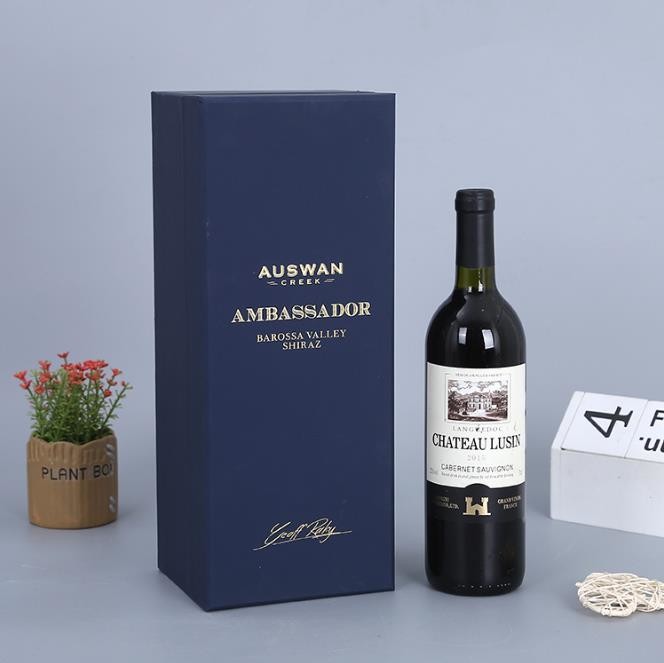 Luxurious 4c Offset Printing Wine Packaging Box