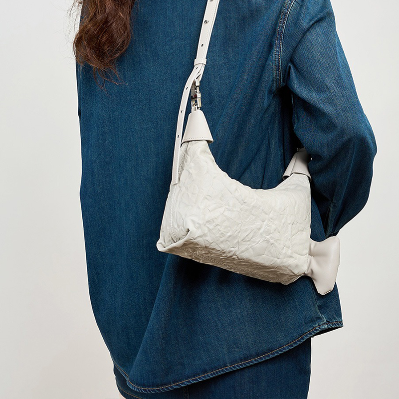 Polyester Lining Material Fashion Crossbody Bag for Women's Shoulder Bag Leather Bag