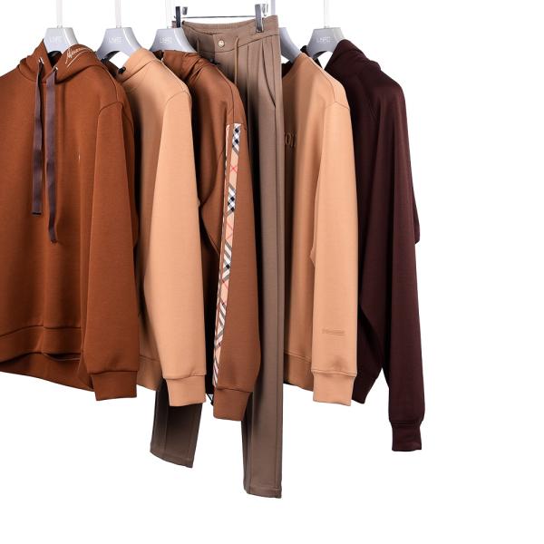 Polyester / Cotton Thick Plain Hooded Sweatshirt Anti Shrink For Women