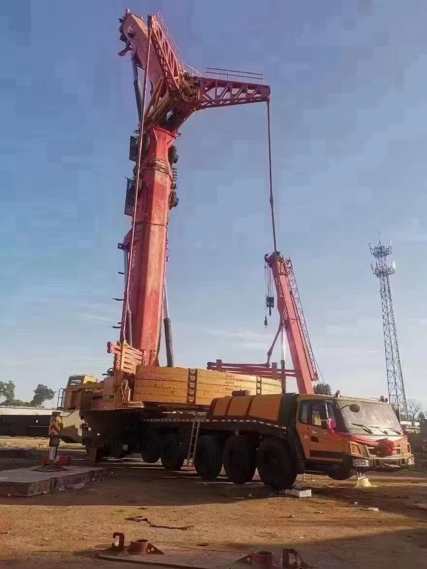 Year 2015 Mobile Crane 120ton Engineering Construction Machinery