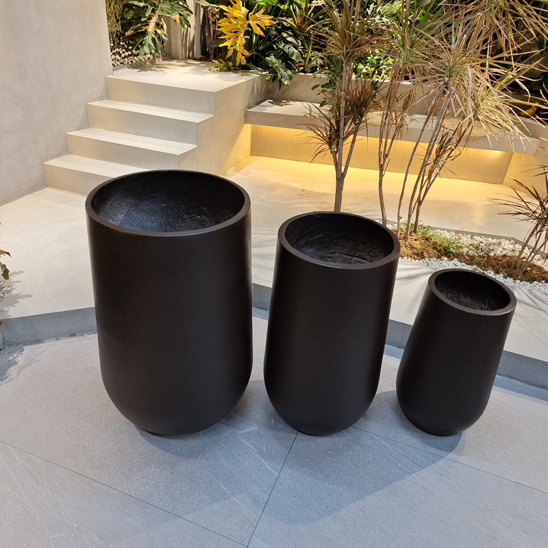 Outdoor Decor Fiber Clay Planters Durable And Stylish Designs