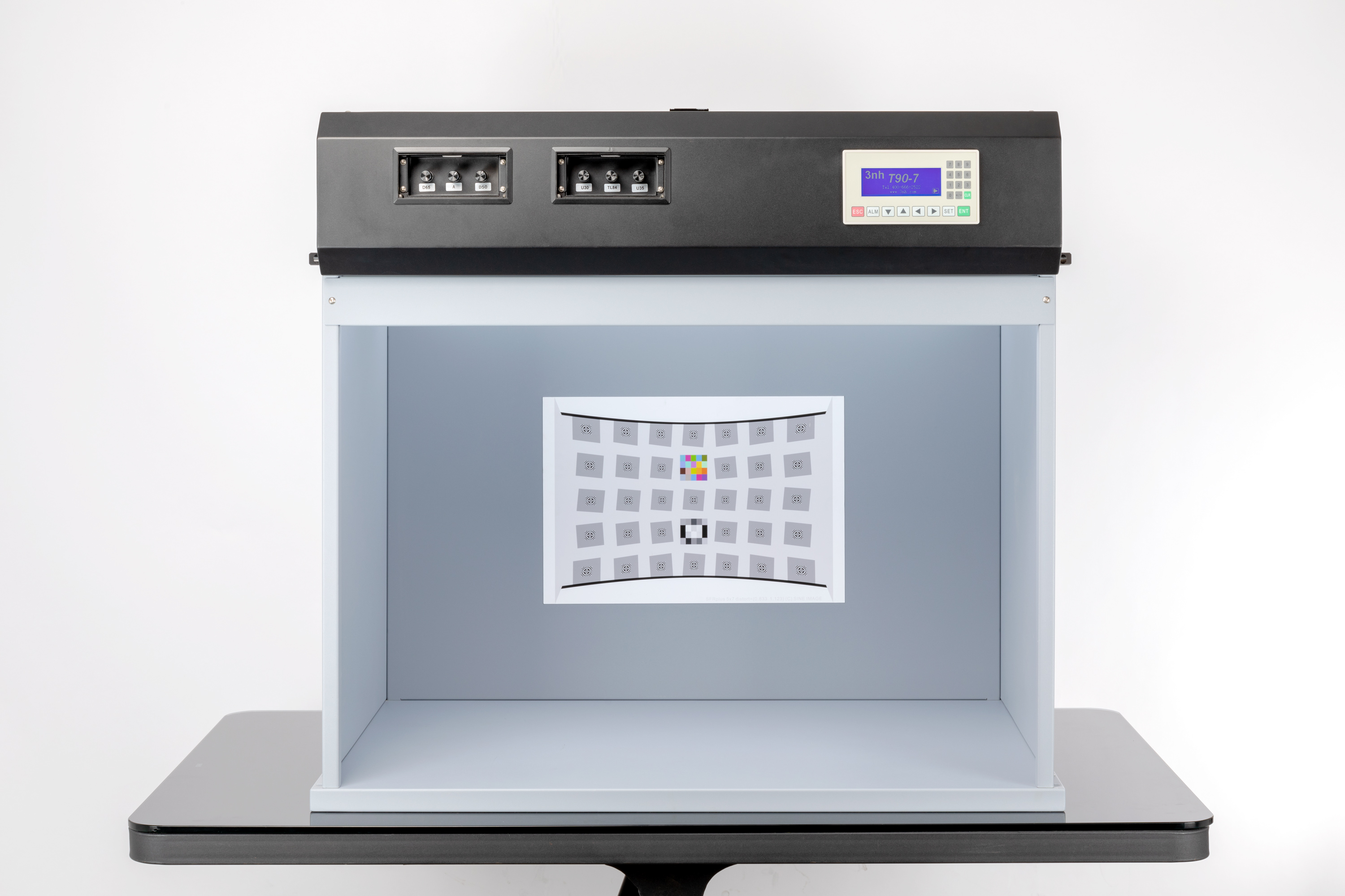 7 Lights Multiple Light Source Color Check Textile Fabric Garment Color Light Box T90-7 to replace Xrite SPL QC
