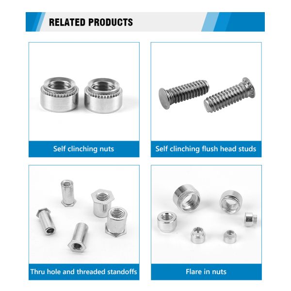 Clear Finish Invisible PC Plastic Nail Fasteners For Billboard Fixed Support Feet