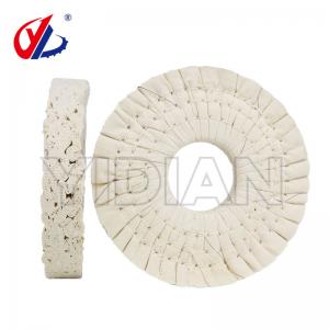 China 150*50*20-1 Cotton Polishing Wheel Loose Leaf Buffing Wheel For KDT HOMAG Edgebander on sale