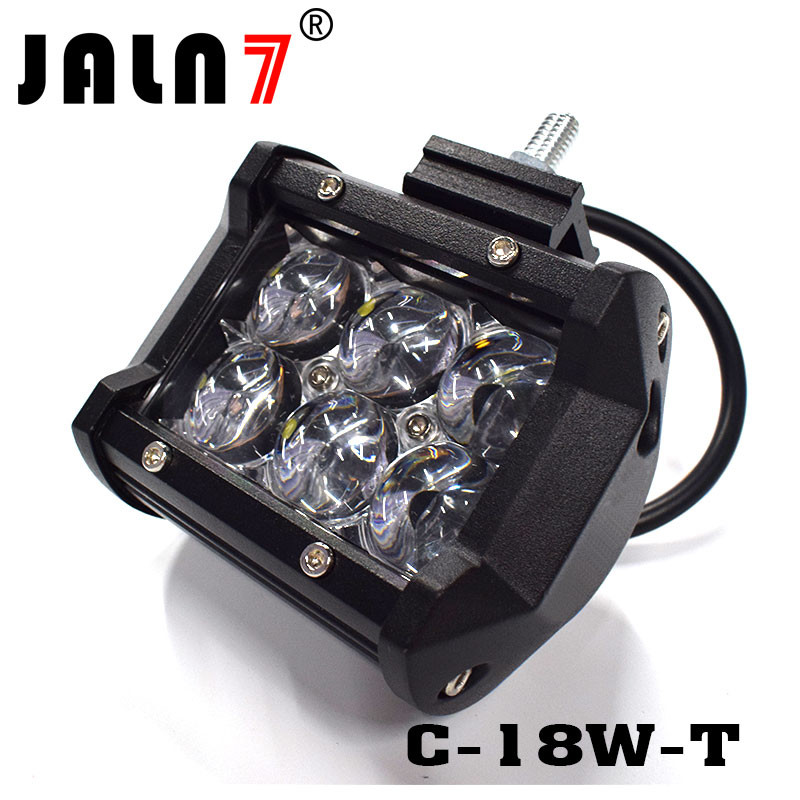 Led Work Light JALN7 18W Lens Car Driving Lights Fog Light Off Road Lamp Car Boat Truck SUV JEEP ATV Led Light