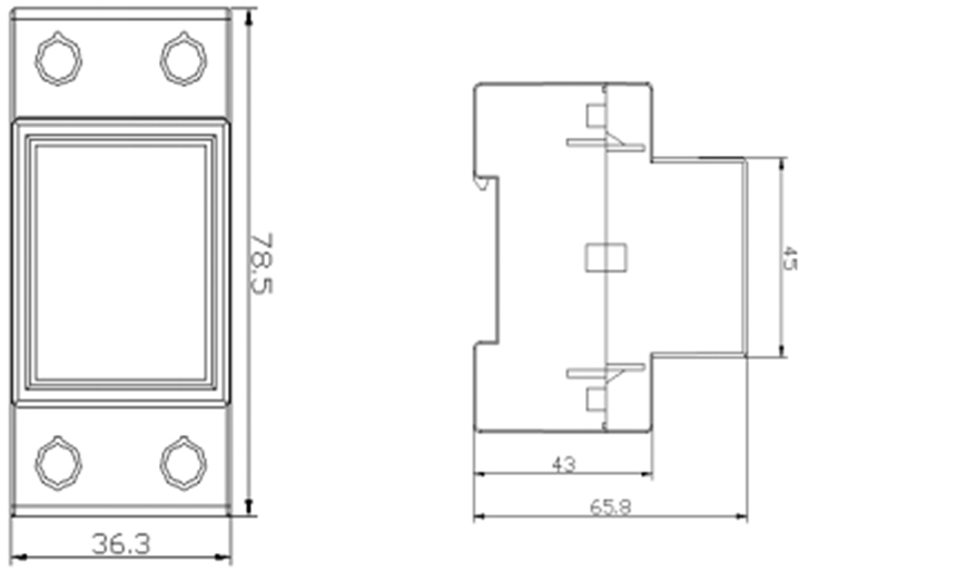 High Quality Single Phase Industrial Watt Hour Meter with LCD display