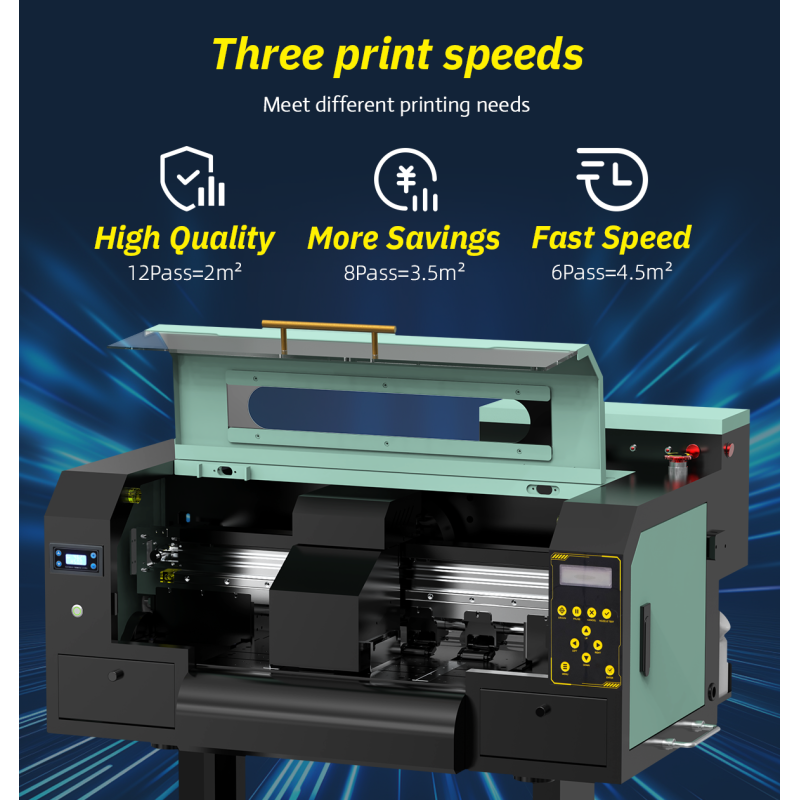 Ingani Supercolor A4 White Ink Pump Circulation 30CM DTF Printer Impresora With Dual I1600 Printhead Powder Shaking Oven Machine