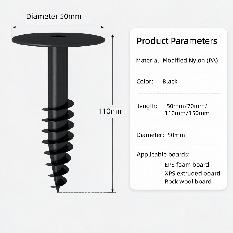 Custom Corrosion-Resistant Spiral Insulating Fasteners, Suitable for Fixing Various Thermal
