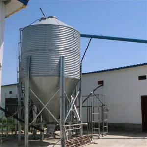 China Large Animal Feed Silo , High Rearing Efficiency Poultry Feeding Equipment on sale